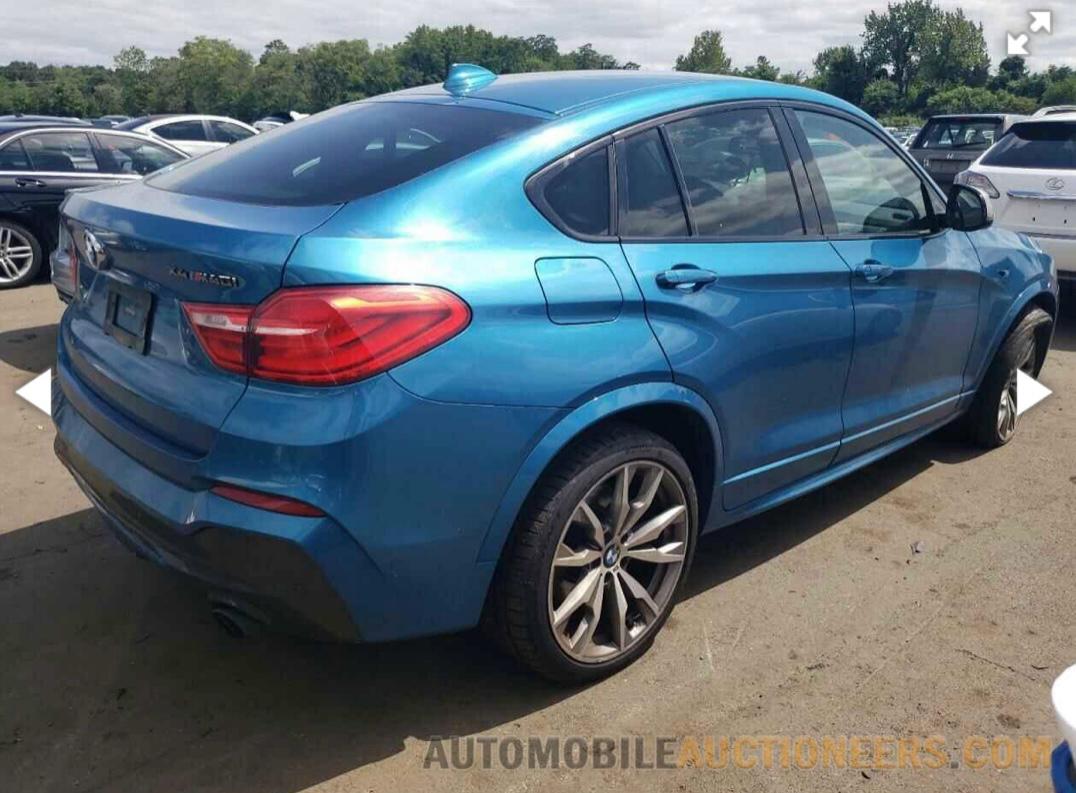BMW X4 2018 Blue vin: 5UXXW7C55J0W64016